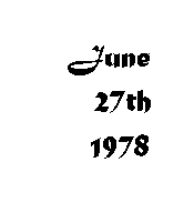 June 27th 1978