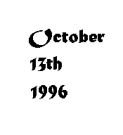 October 13th 1996