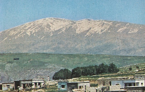 View of Mount Hermon